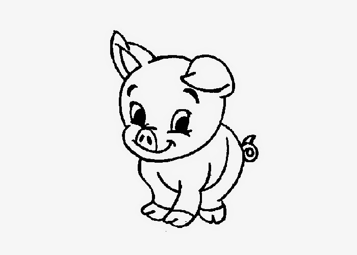 Cute Baby Pig Coloring Pages
 Baby pig coloring pages