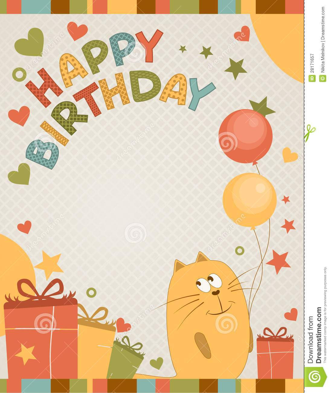 Cute Birthday Cards
 Cute Cat Birthday Quotes QuotesGram