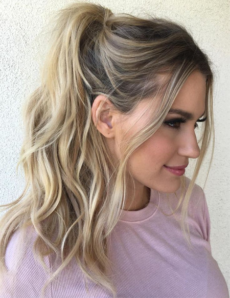 Cute Casual Hairstyles
 Pretty Casual Messy Ponytails Hairstyles 2018