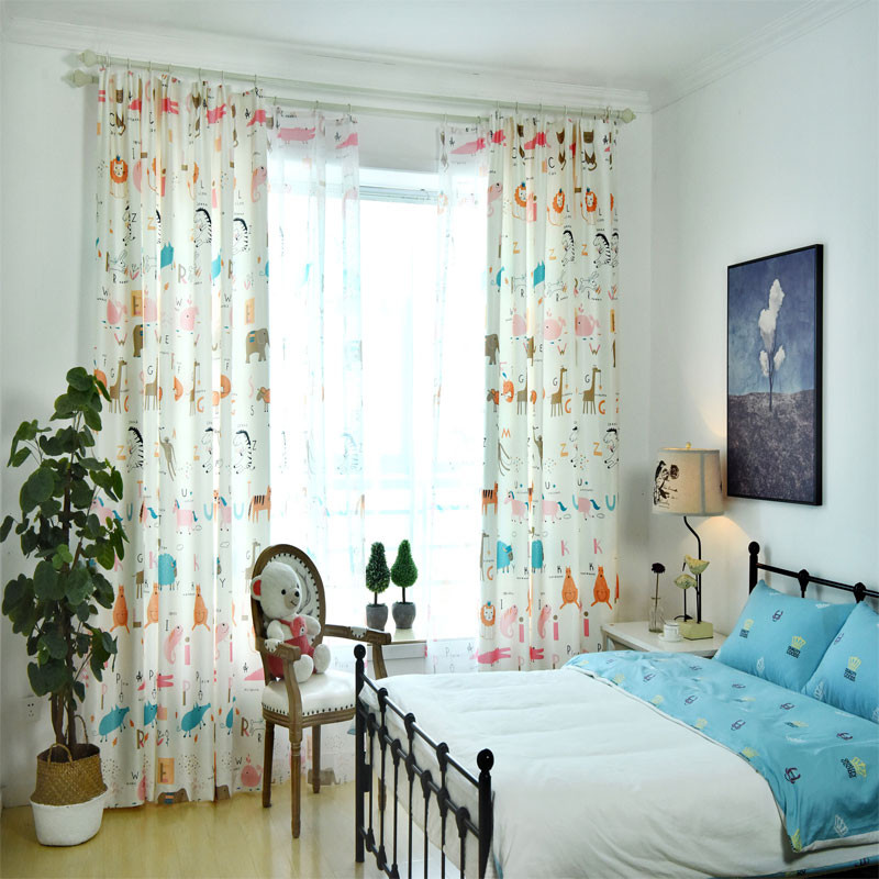 Cute Curtains For Living Room
 Cute printing Curtains For Living Room bedroom Children