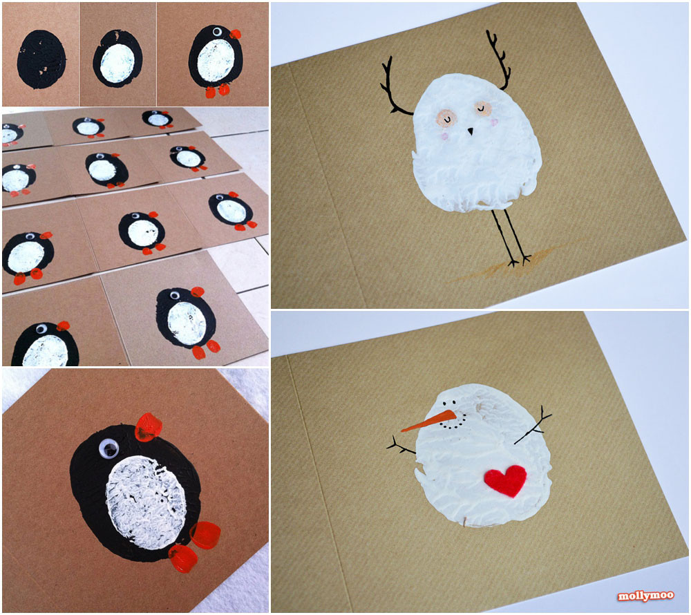 Cute DIY Christmas Cards
 MollyMooCrafts Cute Christmas Crafts Collection