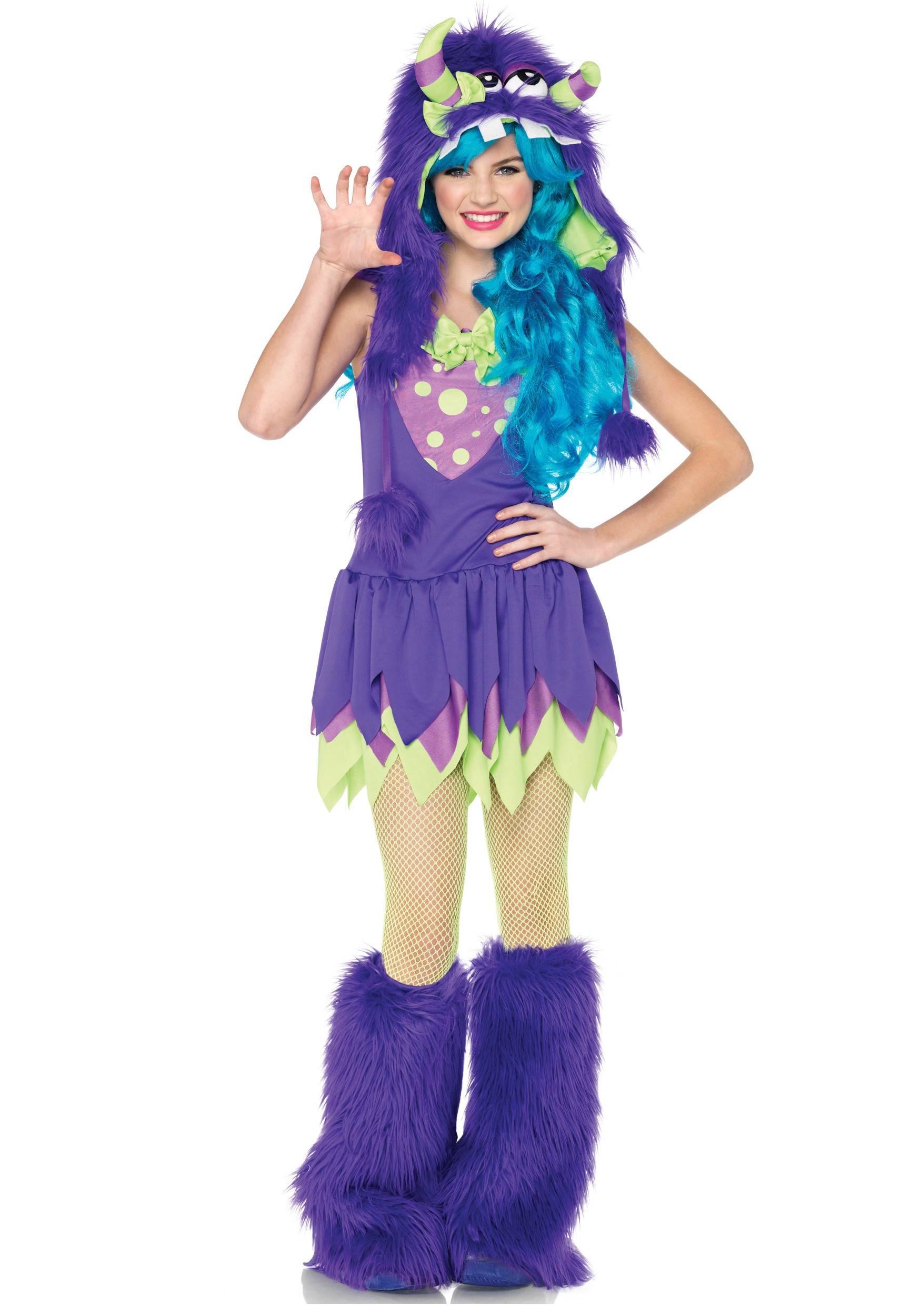 Cute DIY Halloween Costumes For Teens
 Teen Miss Gerty Growler Monster Costume