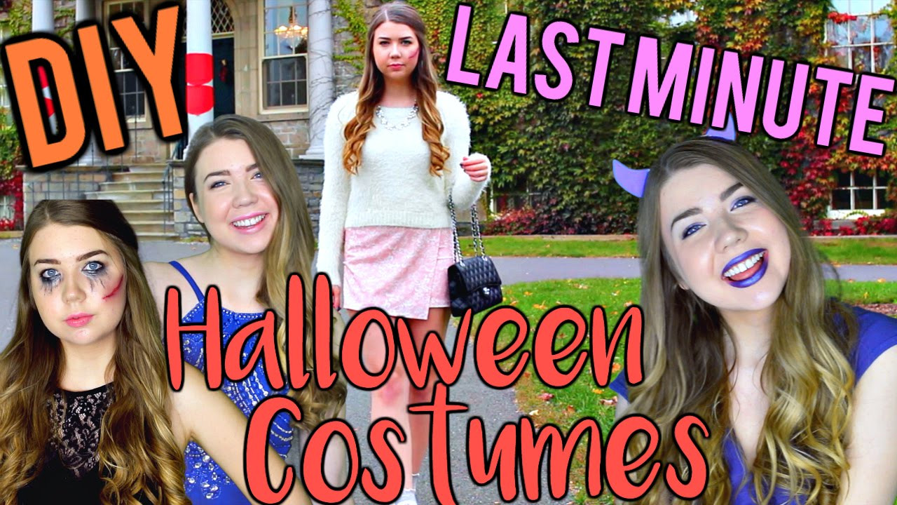 Cute DIY Halloween Costumes For Teens
 DIY Last Minute Halloween Costume Ideas for Teens Easy