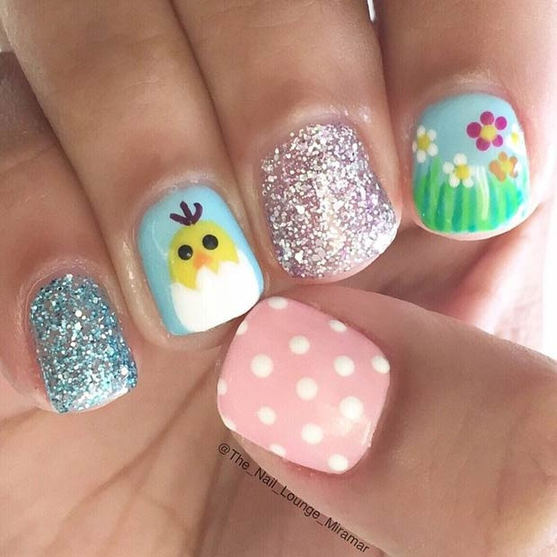 Cute Easter Nail Designs
 61 Easy and Simple Easter Nail Art Designs