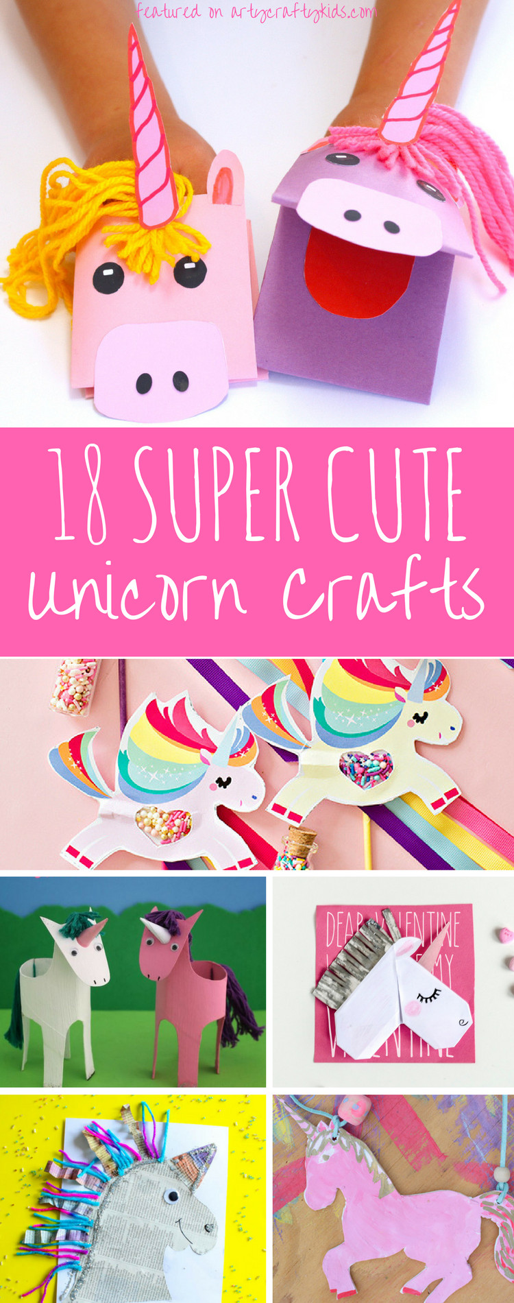 Cute Easy Crafts For Kids
 Super Cute Unicorn Crafts Arty Crafty Kids