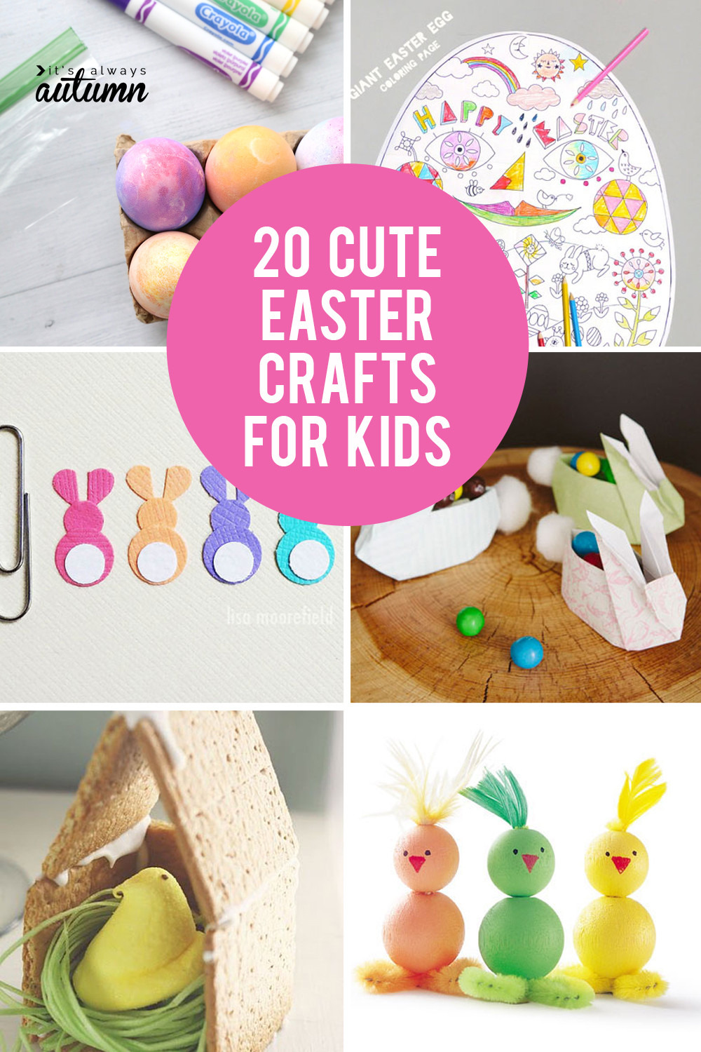 Cute Easy Crafts For Kids
 20 adorable Easter crafts for kids easy fun  It s