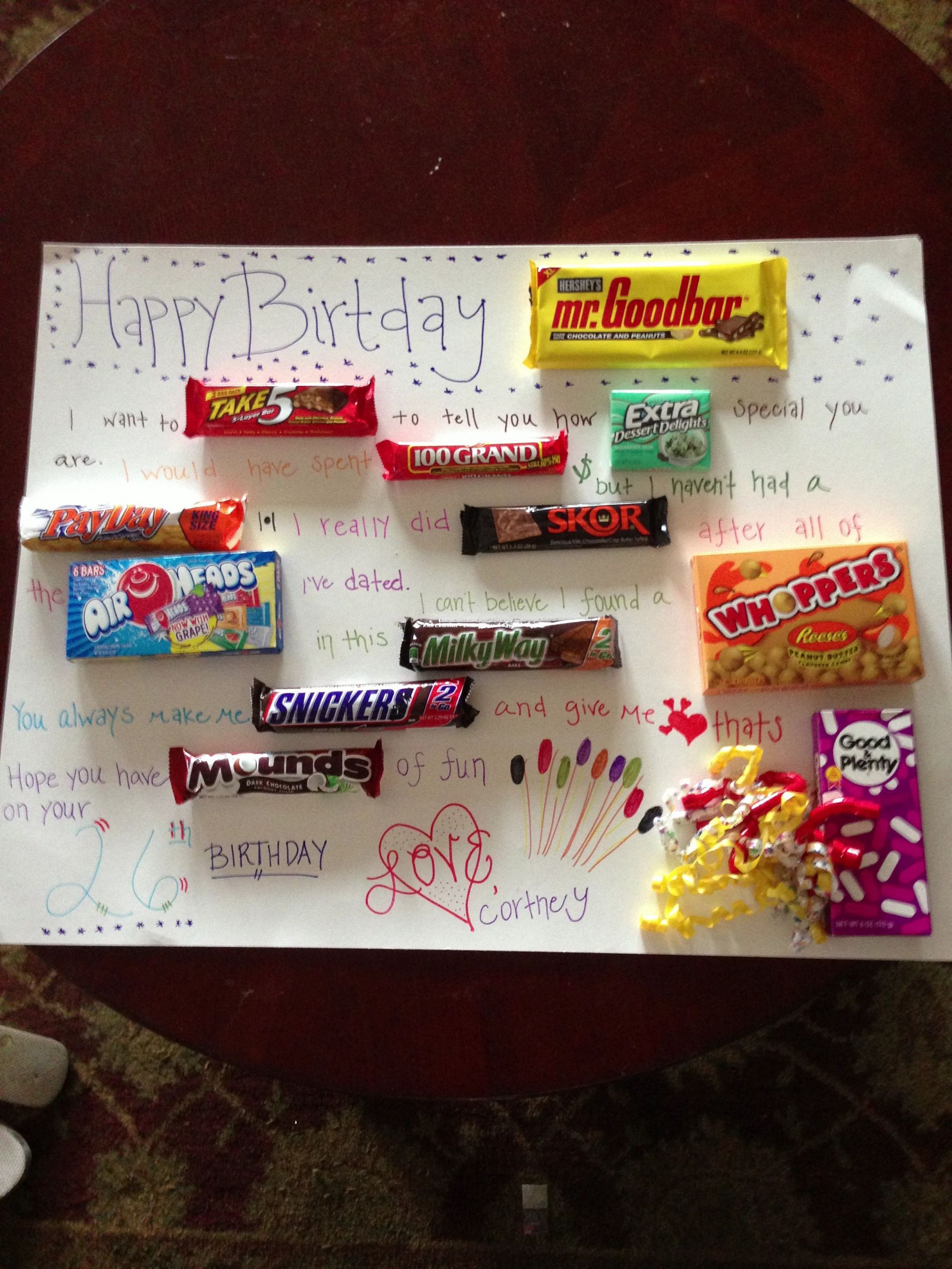 Cute Gift Ideas For Boyfriends Birthday
 For the boyfriends birthday