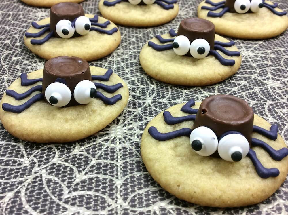 Cute Halloween Cookies
 Cute & Easy Halloween Spider Cookies In the Kids Kitchen