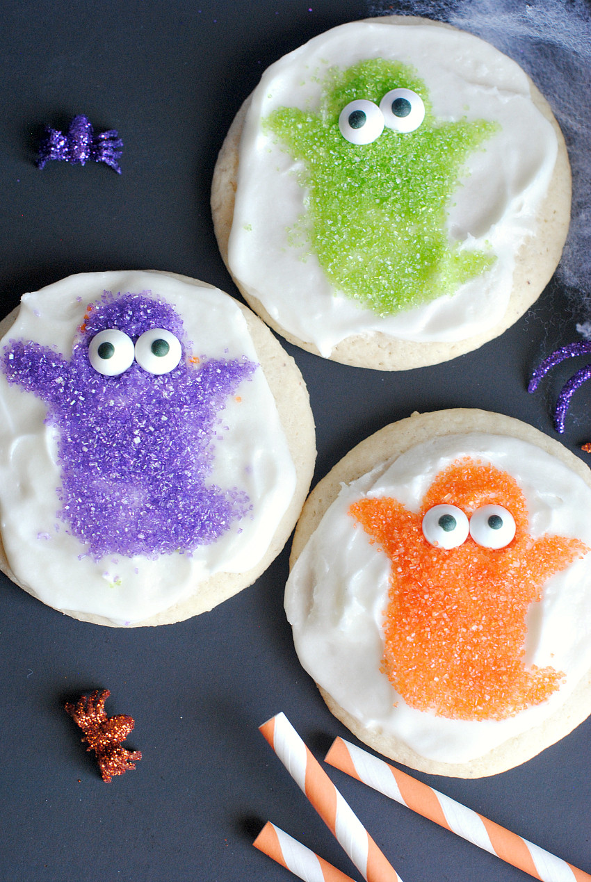 Cute Halloween Cookies
 Easy Halloween Cookies Cute Ghosts and Witches – Fun Squared