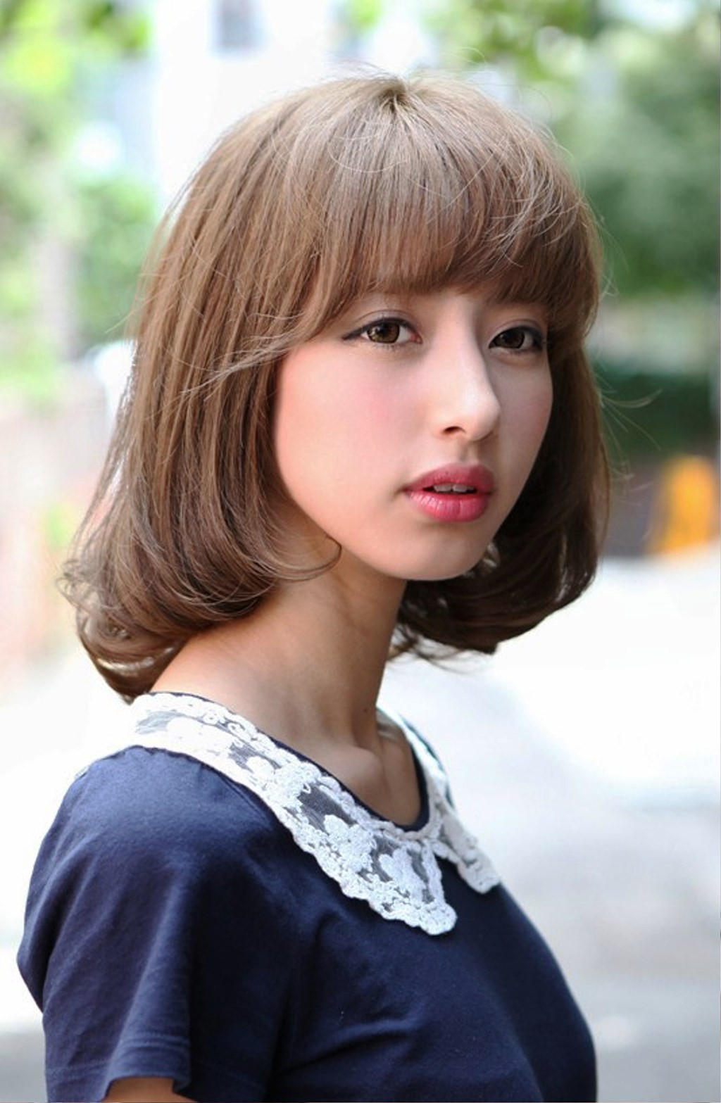 Cute Japanese Hairstyles
 of Cute Japanese Bob Hairstyle For Girls