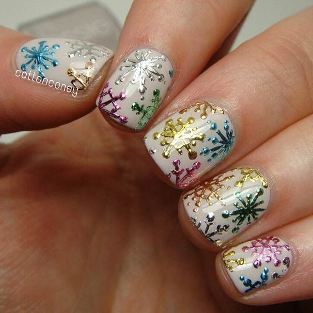 Cute Nail Colors For Winter
 31 Cute Winter Inspired Nail Art Designs