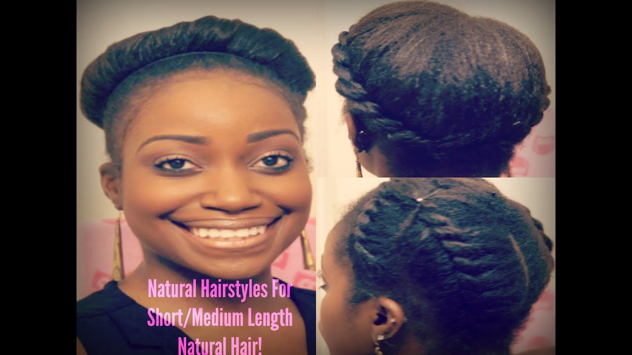 Cute Natural Hairstyles For Medium Length Hair
 Easy Natural Hairstyles For Short Medium Length Natural