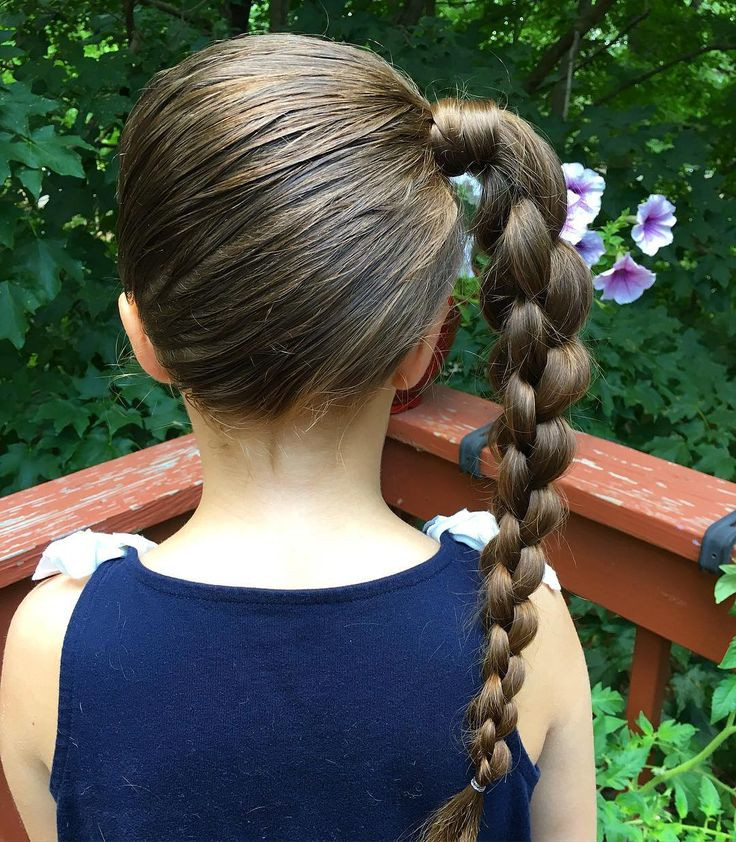 Cute Ponytail Hairstyles For Little Girls
 The 25 best Little girl ponytails ideas on Pinterest