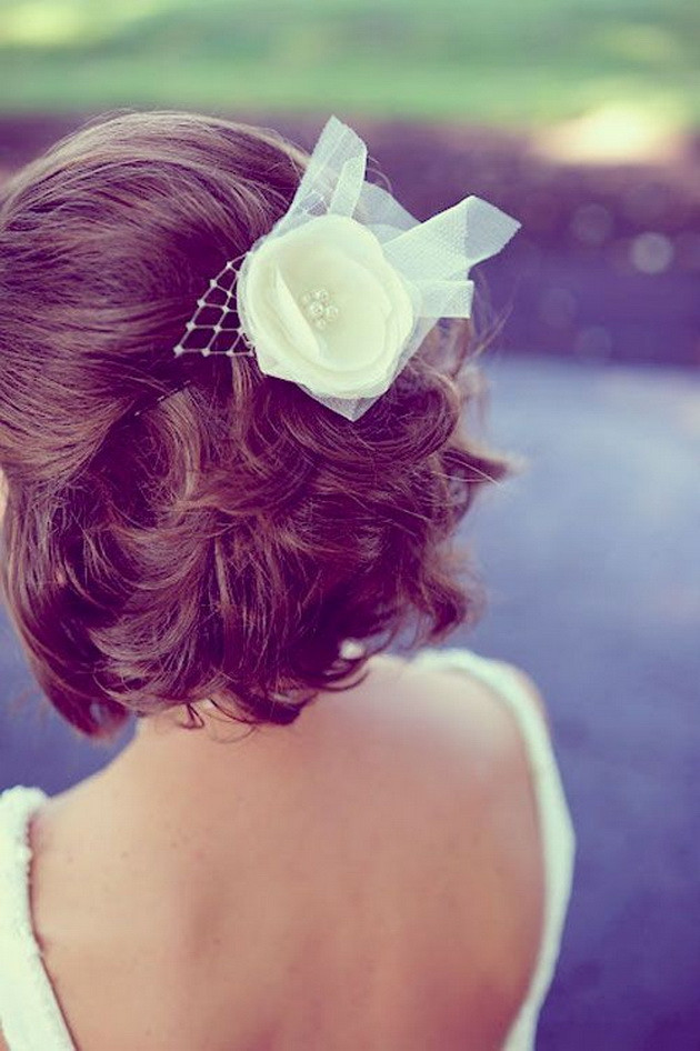 Cute Short Hairstyles For Weddings
 20 Creative Short Wedding Hairstyles for Brides