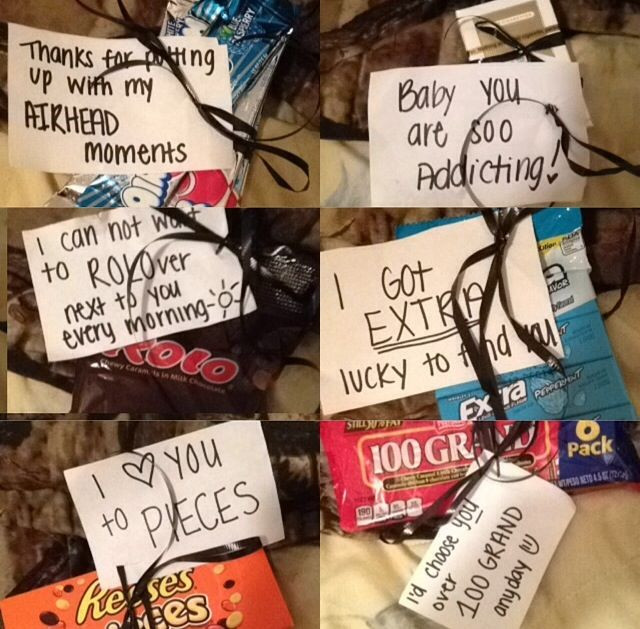 Cute Small Gift Ideas For Boyfriend
 Cute Cheap & Very Appreciated Candy Gift my boyfriend