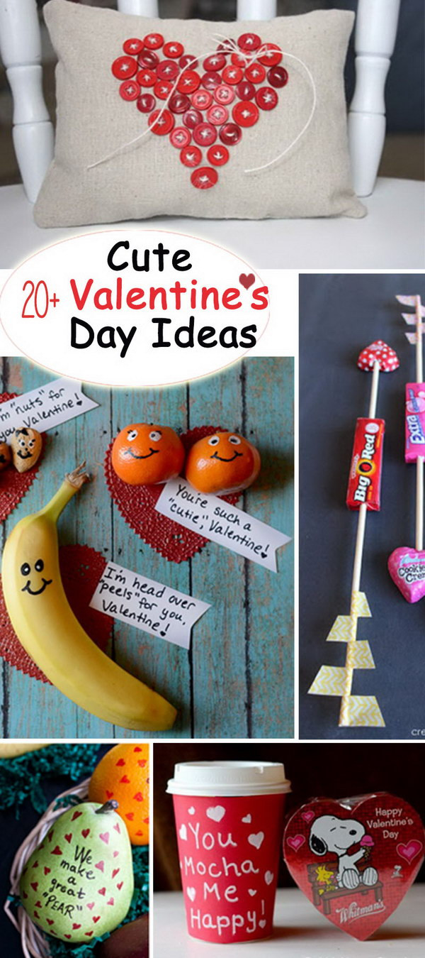Cute Valentine Gift Ideas
 20 Cute Valentine s Day Ideas Hative