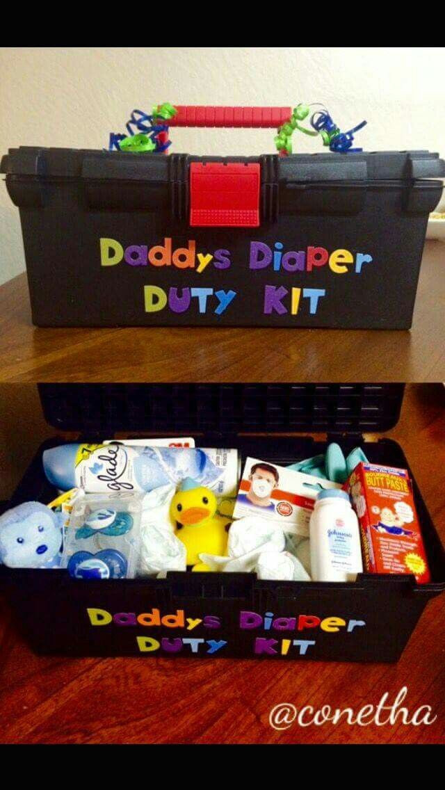Daddy Baby Shower Gift Ideas
 Daddy s Diaper Duty Kit