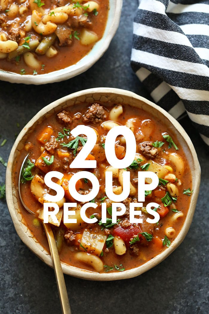 Dairy Free Soup Recipes
 20 Healthy Soup Recipes gluten free and vegan Fit