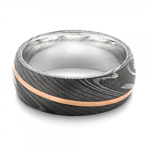 Damascus Steel Wedding Band
 Damascus Steel Wedding Band Seattle Bellevue