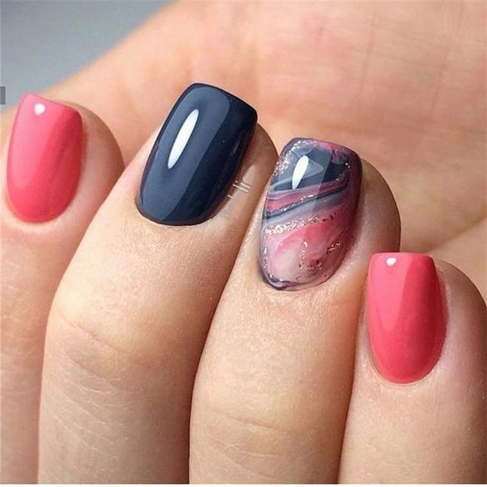 Dark Pink Nail Designs
 1001 ideas for cute nail designs you can rock this summer