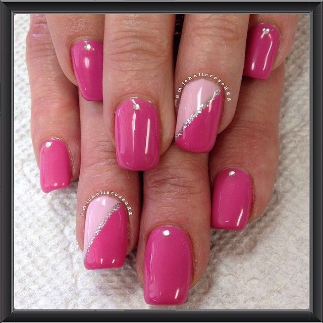 Dark Pink Nail Designs
 The 25 best Dark pink nails ideas on Pinterest