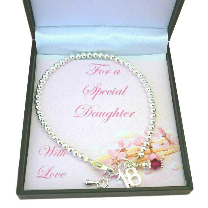 Daughters 18Th Birthday Gift Ideas
 18th Birthday Gift Birthstone Bracelet Gift for Daughter