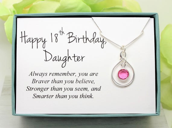 Daughters 18Th Birthday Gift Ideas
 18th Birthday t for Daughter 925 Sterling silver