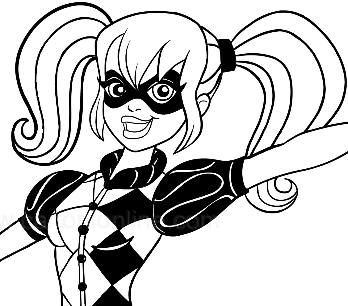 Dc Girls Coloring Pages
 Dc Superhero Girls Coloring Pages at GetDrawings