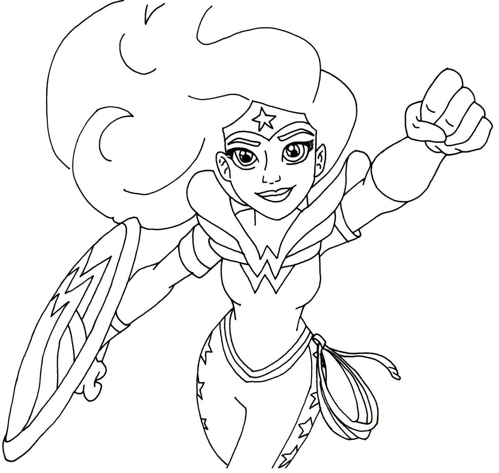 Dc Girls Coloring Pages
 DC Superhero Girls Coloring Pages Best Coloring Pages