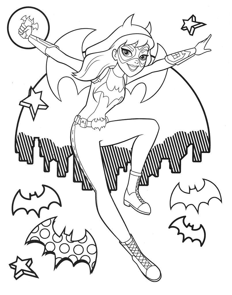 Dc Girls Coloring Pages
 DC Superhero Girls Coloring Pages Best Coloring Pages