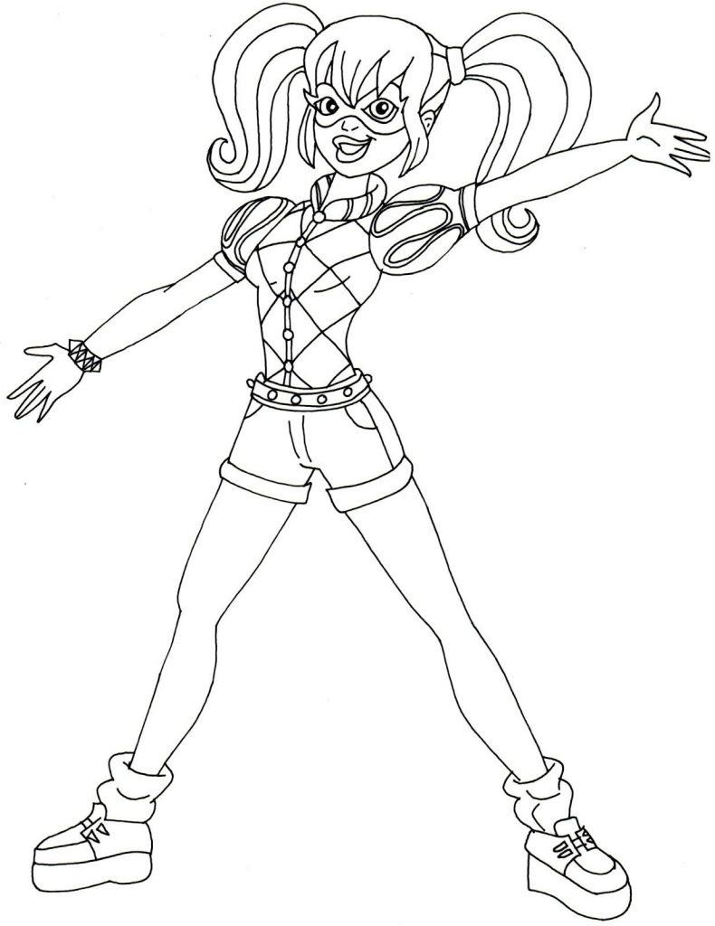 Dc Girls Coloring Pages
 DC Superhero Girls Coloring Pages Best Coloring Pages