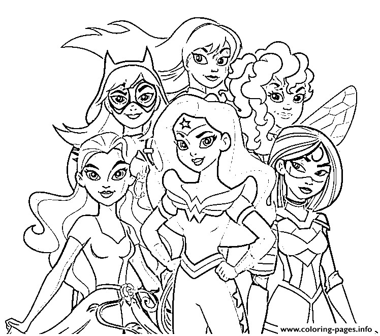 Dc Girls Coloring Pages
 Dc Superhero Girls Coloring Pages Gallery Whitesbelfast