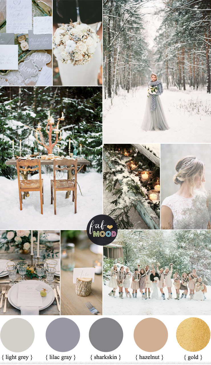 December Wedding Colors
 December Wedding Colours Shades of Neutral Colours 