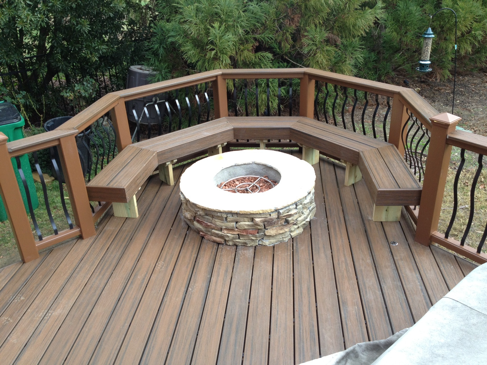 Deck Designs With Fire Pit
 fire pit on deck