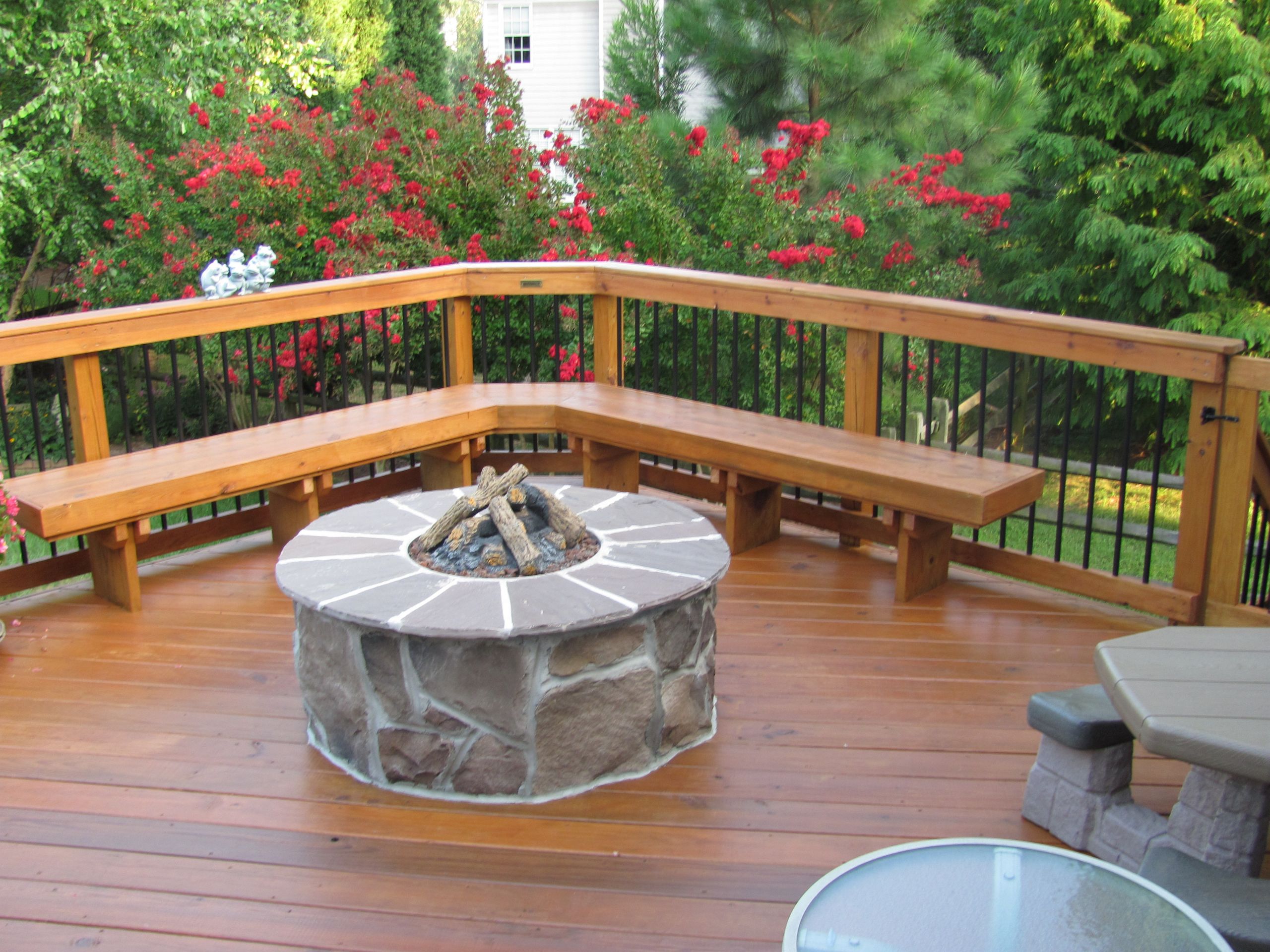Deck Designs With Fire Pit
 How often do I need to seal stain my deck
