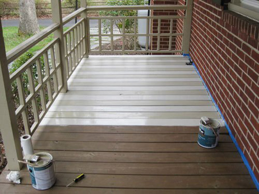 Deck Floor Paint
 How to Paint a Wood Porch Floor in 6 Easy Steps