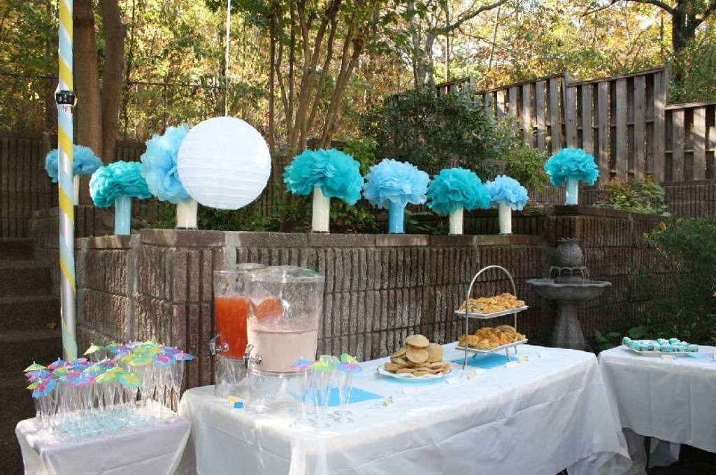Decor For Baby Boy Shower
 Ideas for Baby Boy Shower Decorations