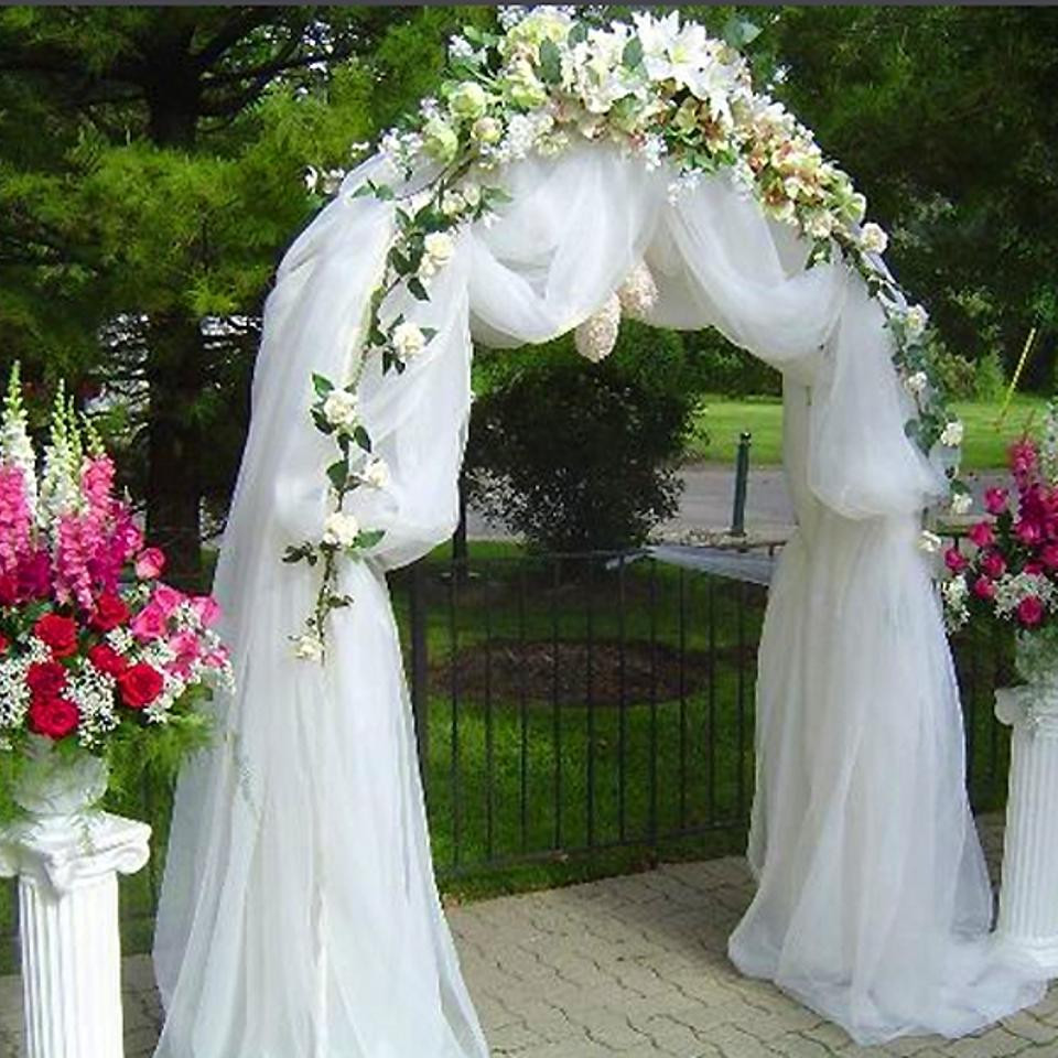 Decorated Wedding Arches
 Elegant Wedding Arch