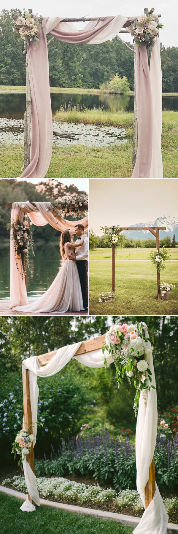 Decorated Wedding Arches
 32 Rustic Wedding Decoration Ideas to Inspire Your Big Day