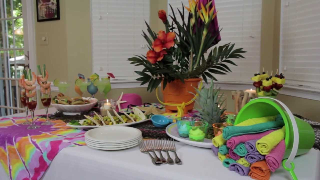Decorating Ideas For Beach Party
 How to Make Indoor Beach Party Decorations