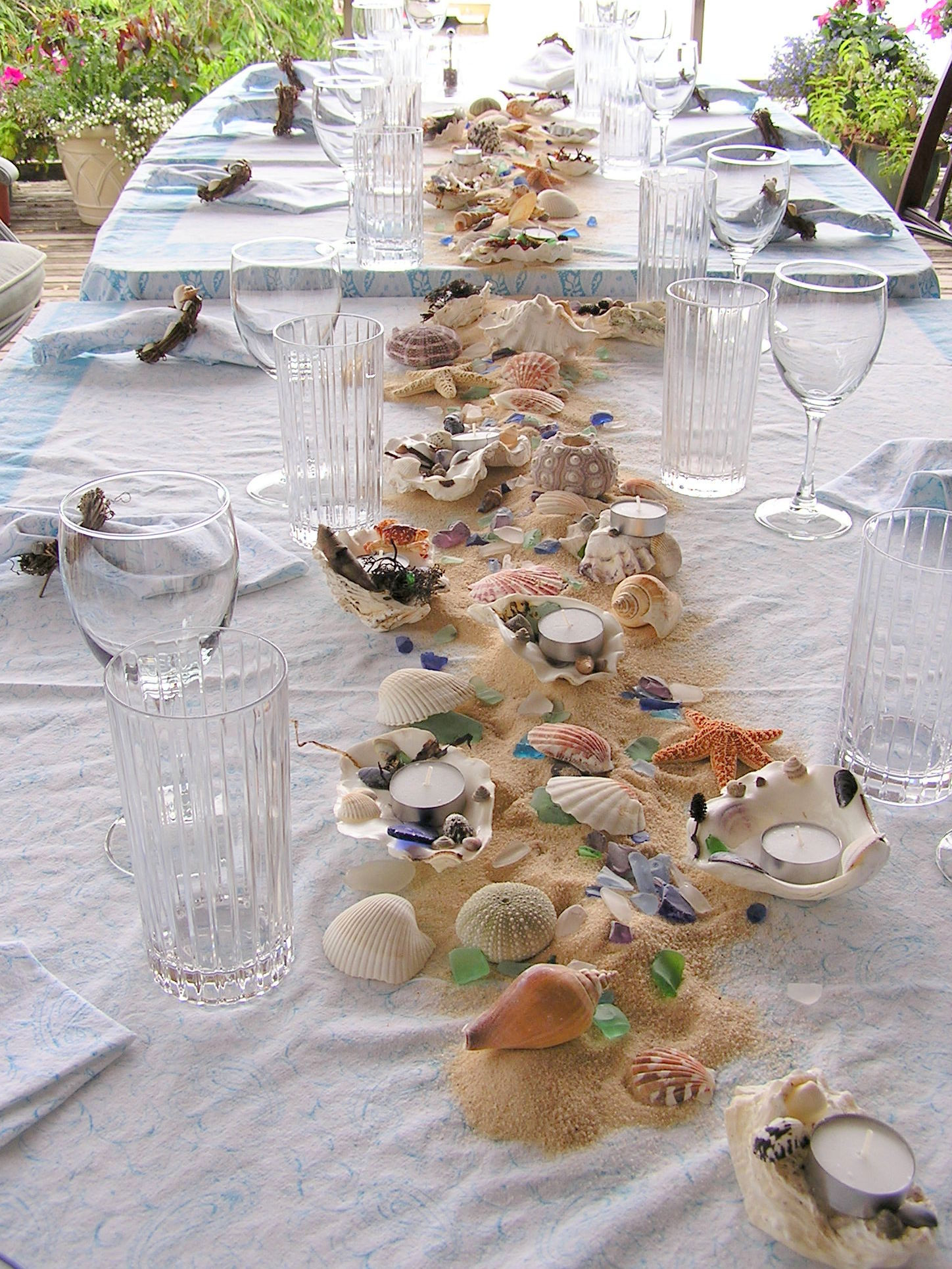 Decorating Ideas For Beach Party
 Beach Theme Table Decorations