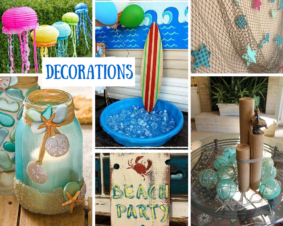 Decorating Ideas For Beach Party
 Beach Theme Birthday Party Ideas