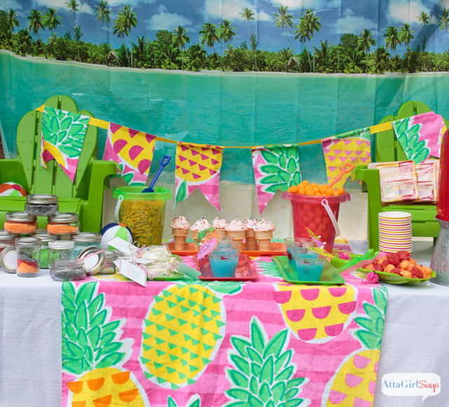 Decorating Ideas For Beach Party
 Backyard Beach Party Ideas Atta Girl Says