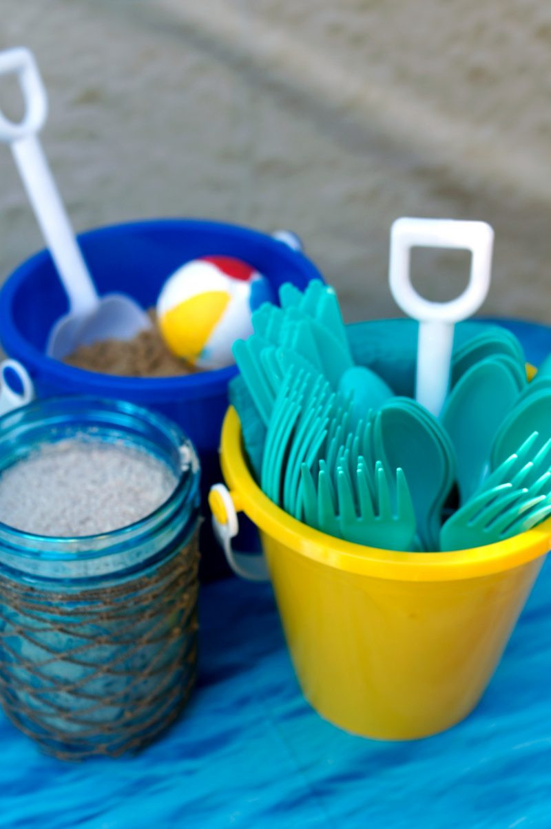 Decorating Ideas For Beach Party
 Backyard Beach Party Ideas Not Quite Susie Homemaker