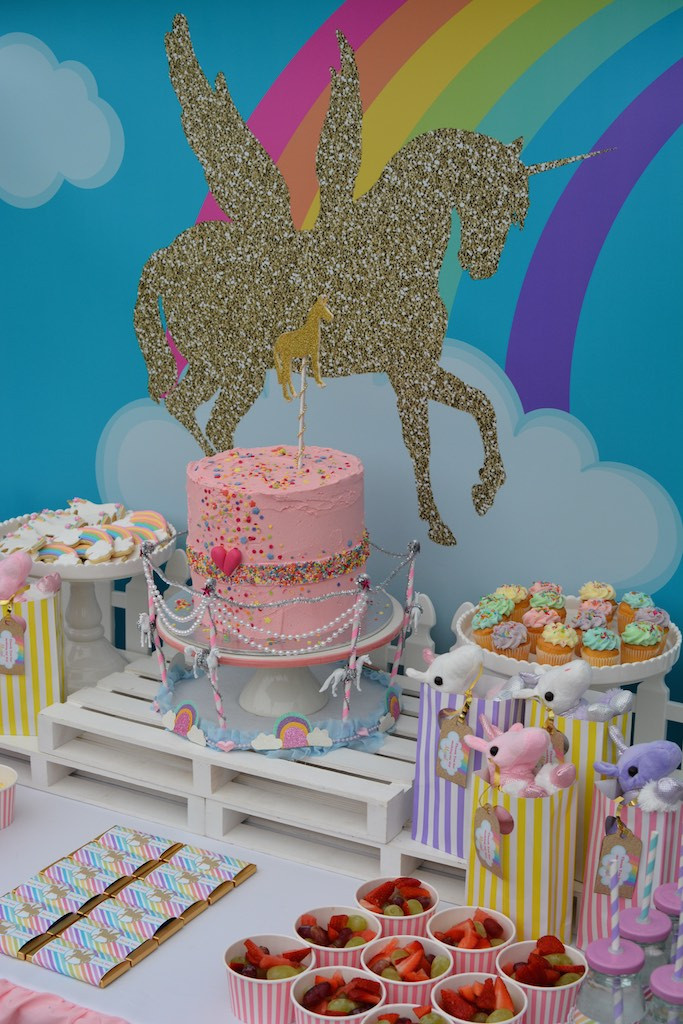 Decoration Ideas For Birthday Party
 Tully s Rainbow Unicorn Birthday Party Stuff Mums Like