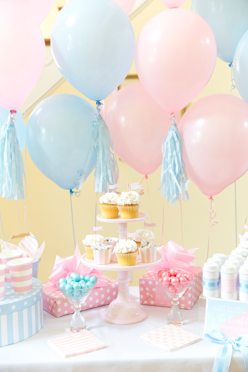 Decorations For Baby Reveal Party
 Boy or Girl Blue Pink Gender Reveal Party
