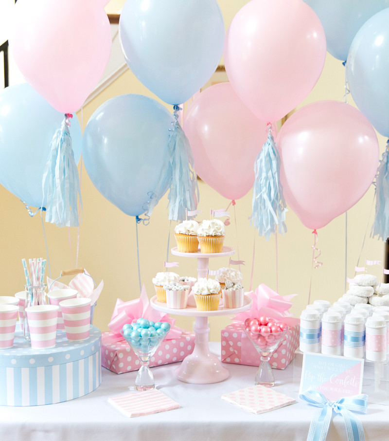 Decorations For Baby Reveal Party
 Boy or Girl Blue Pink Gender Reveal Party