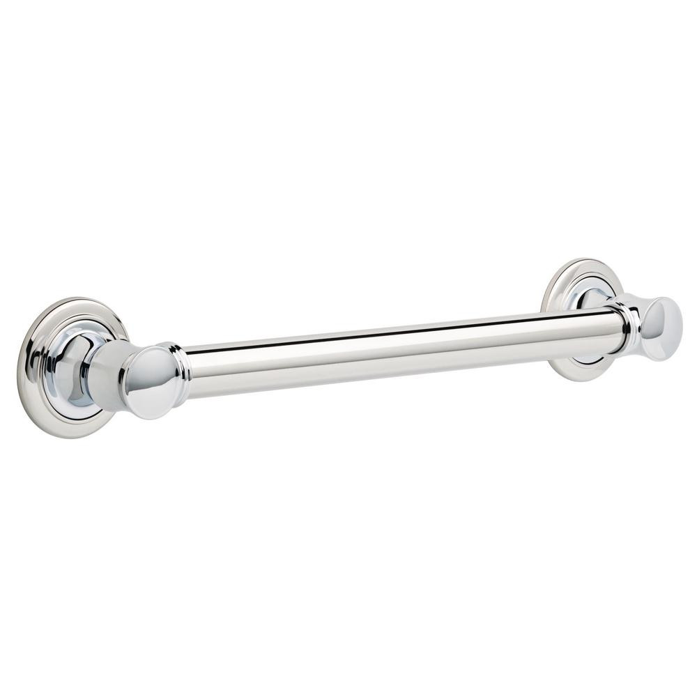 Decorative Grab Bars For Bathroom
 Delta Silverton 18 in x 1 1 4 in Concealed Screw ADA