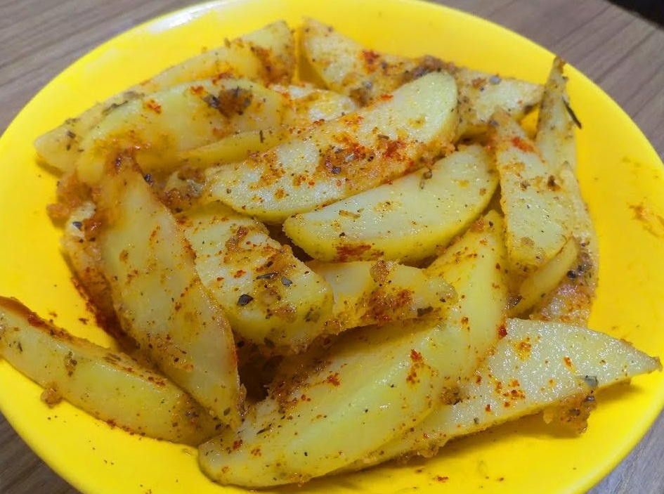 Deep Fried Potato Wedges
 Potato Wedges Recipe