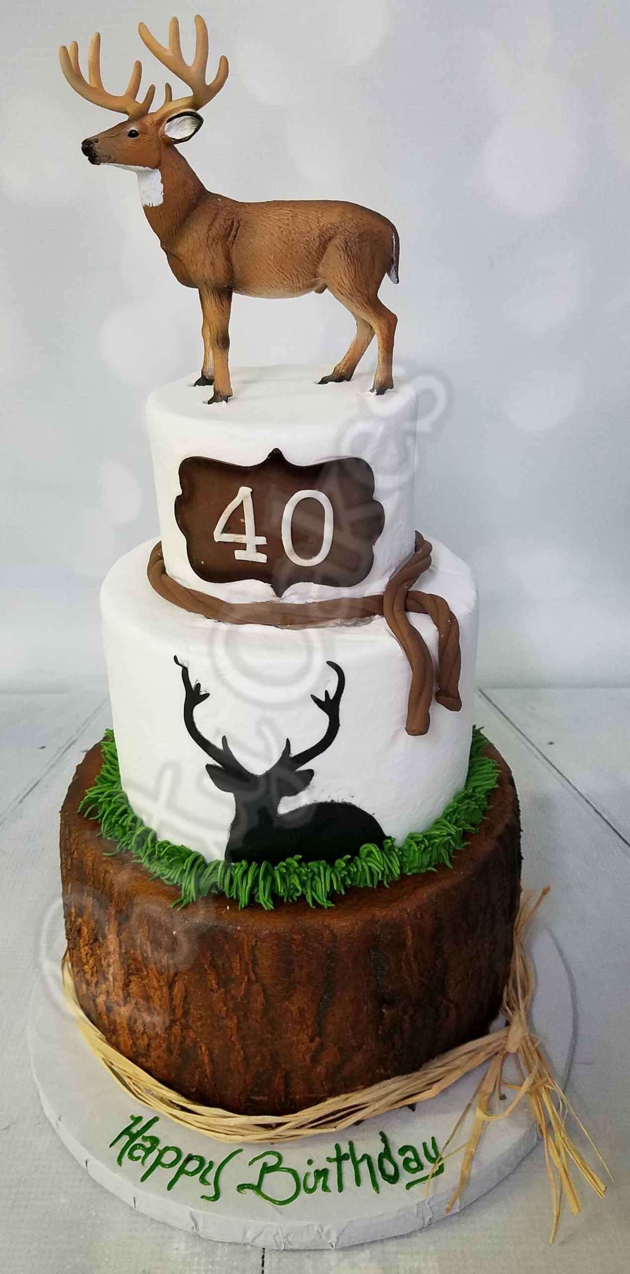Deer Birthday Cake
 Deer 03 – Patty Cakes – Highland IL